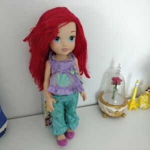 Disney Ariel Doll with Red Hair and Purple Outfit